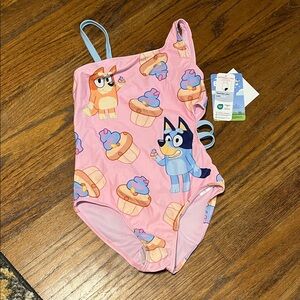 Girls Bluey one piece bathing suit